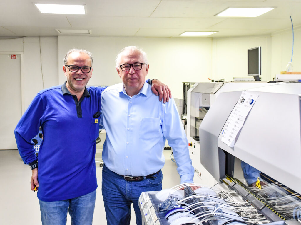 Willem met een van zijn zonen